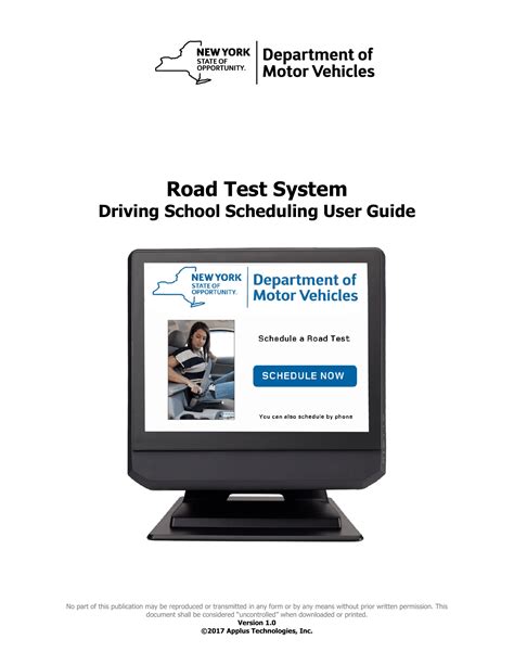 nys driving test schedule